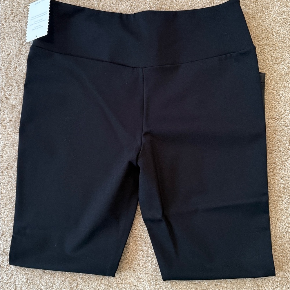 Stella & Dot faux leather skinny pants pull on style size x large XL black - Picture 7 of 7
